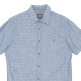 LEE Mens Shirt Blue Spotted M