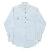 LEVI'S Mens Denim Shirt Blue Long Sleeve S