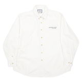 LEE Workwear Womens Denim Shirt White Long Sleeve L