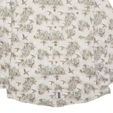 WOOLRICH Mens Shirt Brown Crazy Pattern Long Sleeve M