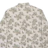 WOOLRICH Mens Shirt Brown Crazy Pattern Long Sleeve M