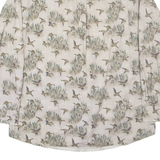 WOOLRICH Mens Shirt Brown Crazy Pattern Long Sleeve M