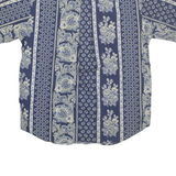 TOMMY HILFIGER Mens Shirt Blue Crazy Pattern L