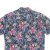 HAWAII BLUES Mens Shirt Black Floral L