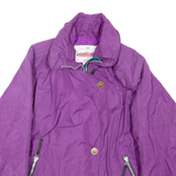 OBERMEYER Womens Jacket Purple Nylon UK 8