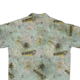 ME SPORT Mens Hawaiian Shirt Blue Floral M