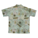 ME SPORT Mens Hawaiian Shirt Blue Floral M