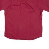 REDHEAD Mens Plain Shirt Red L