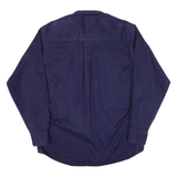 CLUB ROOM Mens Plain Shirt Blue Long Sleeve M