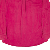 CLUB ROOM Mens Plain Shirt Red Long Sleeve L