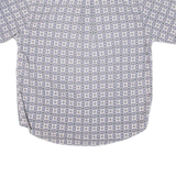 DOCKERS Mens Shirt Blue Crazy Pattern M