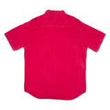 FADED GLORY Mens Plain Shirt Red L