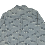 WOOLRICH Boats Mens Shirt Blue Long Sleeve L