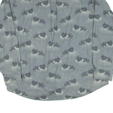 WOOLRICH Boats Mens Shirt Blue Long Sleeve L