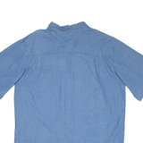 OPEN TRAILS Mens Plain Shirt Blue XL