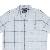 CARHARTT Relaxed Fit Mens Shirt Blue Check L