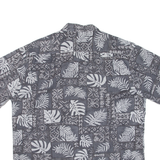TROPICAL BREEZE Mens Hawaiian Shirt Grey Floral XL