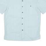 ISLAND SHORES Mens Shirt Blue Check S