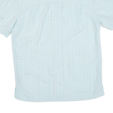 ISLAND SHORES Mens Shirt Blue Check S