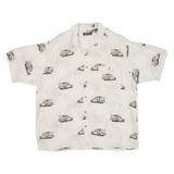 PURITAN Cars Mens Hawaiian Shirt Beige L