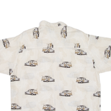 PURITAN Cars Mens Hawaiian Shirt Beige L