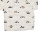 PURITAN Cars Mens Hawaiian Shirt Beige L