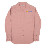 CARHARTT Womens Worker Shirt Pink Long Sleeve M