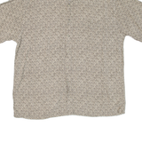 PIERRE CARDIN Mens Hawaiian Shirt Green Crazy Pattern XL