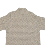 PIERRE CARDIN Mens Hawaiian Shirt Green Crazy Pattern XL