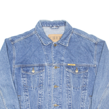 CHEF Womens Denim Jacket Blue L