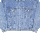 CHEF Womens Denim Jacket Blue L
