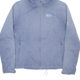 JACK WOLFSKIN Womens Rain Coat Blue Hooded XL