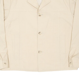 MIDLAND INT Womens Blazer Jacket Beige S