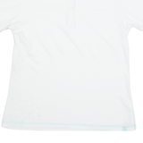 CHAMPION Womens Polo Shirt White L