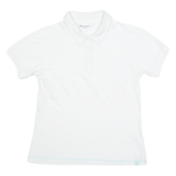 CHAMPION Womens Polo Shirt White L