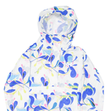 HELLY HANSEN Womens Anorak Jacket Blue Hooded Crazy Pattern S