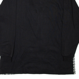 GARRY Mens Jacket Black Striped L