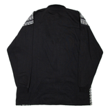 GARRY Mens Jacket Black Striped L