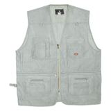 YUMING Utility Mens Gilet Grey 2XL