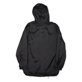 DICKIES Mens Rain Jacket Black Nylon Hooded M