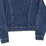 Cropped Womens Denim Jacket Blue L
