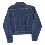 Cropped Womens Denim Jacket Blue L