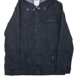 LEVI'S Mens Chore Jacket Blue Hooded M