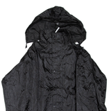 DICKIES Mens Rain Jacket Black Hooded L