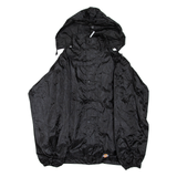 DICKIES Mens Rain Jacket Black Hooded L