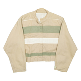 Cropped Womens Overcoat Coat Beige L