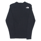 THE NORTH FACE Mens T-Shirt Black Long Sleeve Crew Neck XS