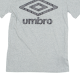 UMBRO Mens T-Shirt Grey Crew Neck S