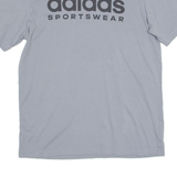 ADIDAS Mens T-Shirt Grey Crew Neck M