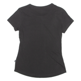 PUMA Womens T-Shirt Black Crew Neck UK 8